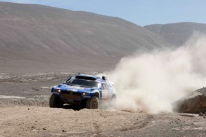 rallye-dakar-2010-Carlos-Sainz-Lucas-Cruz-2 DAKAR ARGENTINA CHILE 2010 - STAGE 5 - COPIACO (CHI) / ANTOFAGASTA (CHI) - 06/01/2010- PHOTO : FREDERIC LE FLOC'H / DPPI