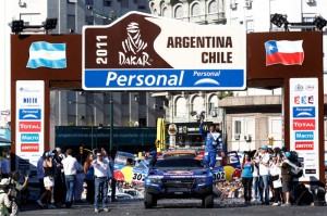 DAKAR ARGENTINA CHILE 2011 - CEREMONIE DE DEPART / START CEREMONY / STAGE 1 : BUENOS AIRES (ARG) / VICTORIA (ARG) - 01/01/11 - PHOTO : FREDERIC LE FLOC H / DPPI